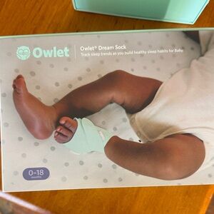 Owlet Dream Sock for Babies - Mint Green